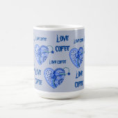 ホットコーヒーLOVEマグ コーヒーマグカップ (中央)
