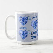 ホットコーヒーLOVEマグ コーヒーマグカップ (左)