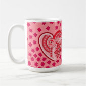 ホットコーヒーLOVEマグ コーヒーマグカップ (左)