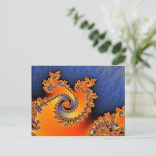 ホットコールドのトリプル回転はがき ポストカード (スタンド正面)