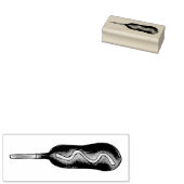 ホットコーンドッグコーンドッグとマスタードフェアフードスタンプ ラバースタンプ (押印)