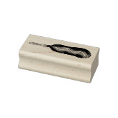 ホットコーンドッグコーンドッグとマスタードフェアフードスタンプ ラバースタンプ (スタンプ)