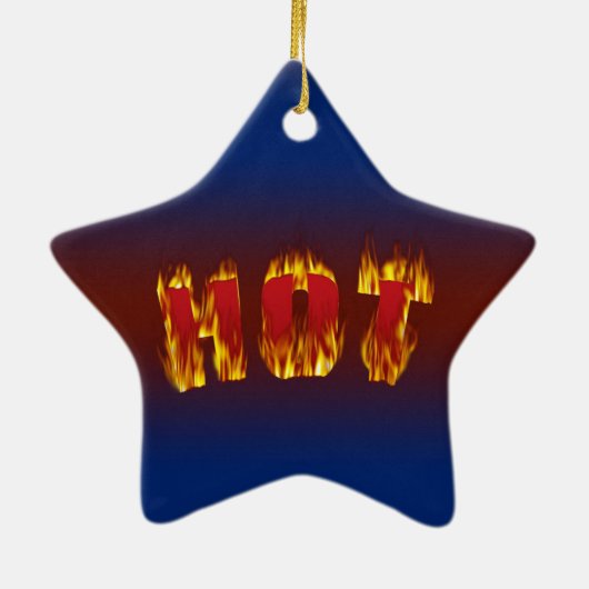 ホットサインセラミックオーナメント セラミックオーナメント (裏面)