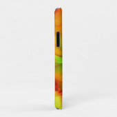 ホットサマーグリーンオレンジ抽象芸術フラクタルカラフル Case-Mate iPhoneケース (裏面/右)