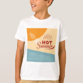 ホットサマーヴィンテージ+レトロな雰囲気 Tシャツ (正面)