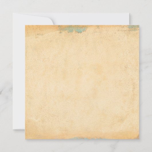 ホットサンセットサンフラワースクエア結婚式招待状 (裏面)