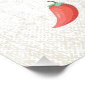 ホットシェフおもしろいキッチンレビュースパイシーピーマン ポスター (コーナー)