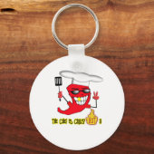 ホットシェフ熱狂する キーホルダー (正面)