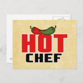 ホットシェフ（赤唐辛子） ポストカード (正面/裏面)