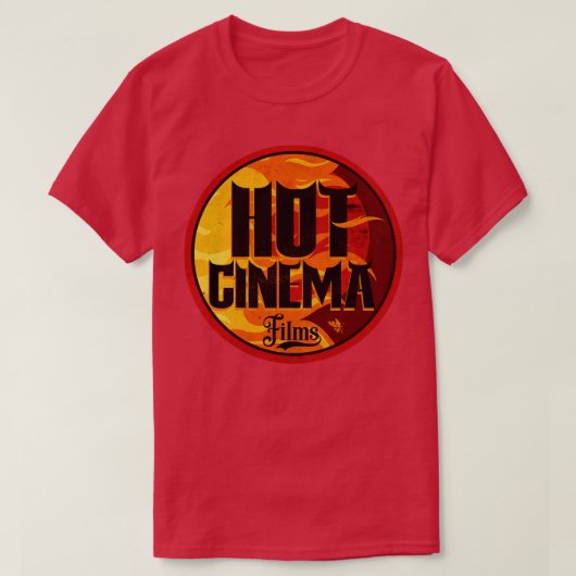 ホットシネマフィルム Tシャツ (デザイン正面)
