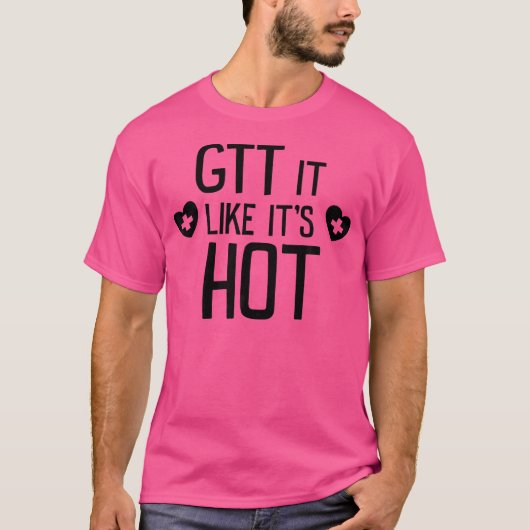 ホットシャツドクターおもしろいナース Tシャツ (正面)