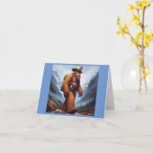 ホットショット・ファイアーマンのビッグフット カード (黄色い花)