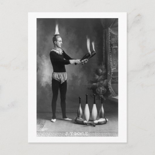 ホットジャグラー、1900年代初期 ポストカード (正面)