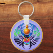 ホットスカラブ光キーホルダー キーホルダー (正面)