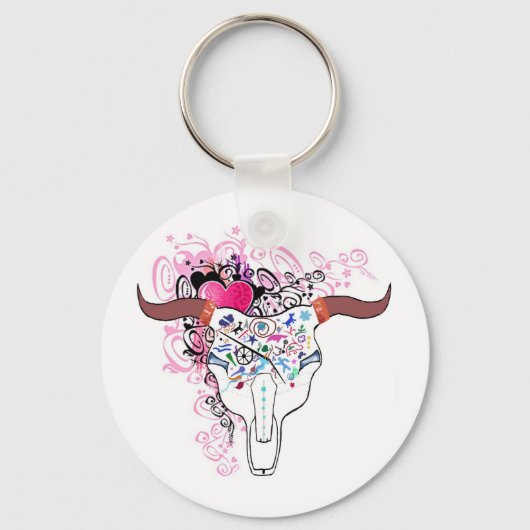 ホットステアスカルタトゥーキーチェーン キーホルダー (正面)