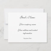 ホットストーンマッサージギフト証明書II (裏面)