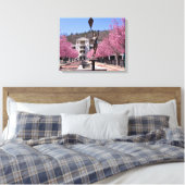 ホットスプリングスアーカンソー州の桜のポスター キャンバスプリント (インサイチュ (寝室))