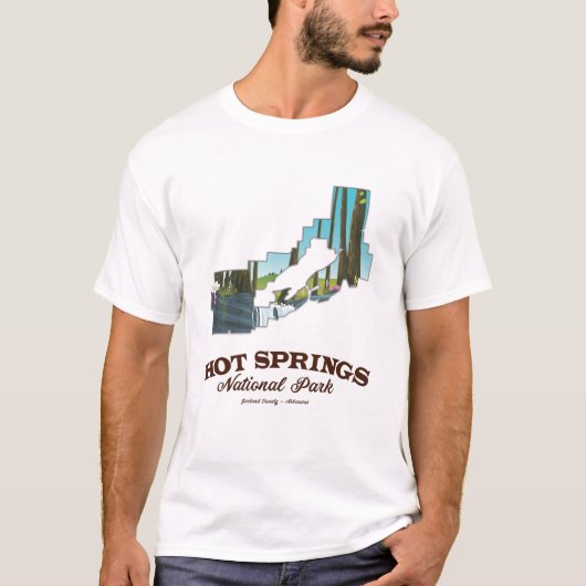 ホットスプリングス国立公園, アーカンソー州ガーランド郡 Tシャツ (正面)