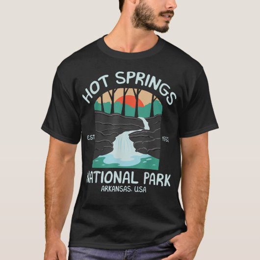 ホットスプリングス米国立公園 Tシャツ (正面)