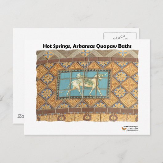 ホットスプリングス、ARクアポードームタイルIIギフトアパレル ポストカード (正面/裏面)
