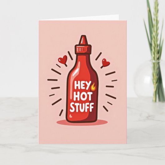 ホットソースのHey Hot Stuffカード カード (正面)