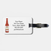 ホットソーススパイシーおもしろいピカンテパタカスタムーン ラゲッジタグ (裏面横)