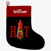 ホットソースボトルクリスマスストッキング ラージクリスマスストッキング (正面)