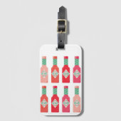 ホットソースボトルホット物スパイシーギフト ラゲッジタグ (正面縦)