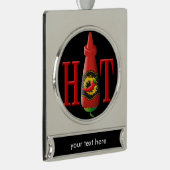 ホットソースボトル シルバープレートバナーオーナメント (右)