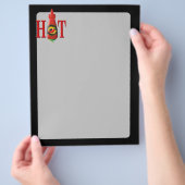 ホットソースボトル チラシ (手)