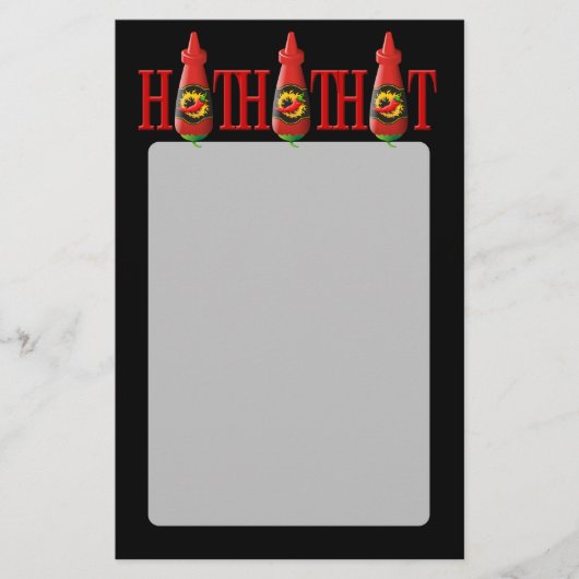 ホットソースボトル チラシ (正面)