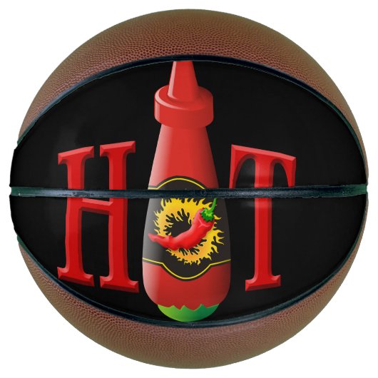 ホットソースボトル バスケットボール (正面)