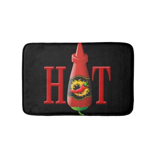 ホットソースボトル バスマット (正面)