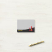 ホットソースボトル ポストイット (デスク上)