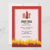 ホットソースボトル 招待状 (裏面)