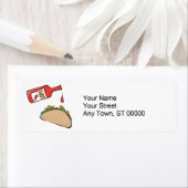 ホットソース入りタコ ラベル (インサイチュ)