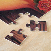 ホットタトゥー女性のカーボーイ ジグソーパズル (側面)