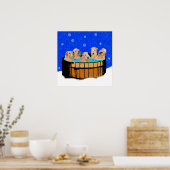 ホットタブにホイートテリア ポスター (キッチン)