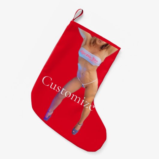 ホットタブクラブサンダー_コーブ スモールクリスマスストッキング (正面 (吊り時))