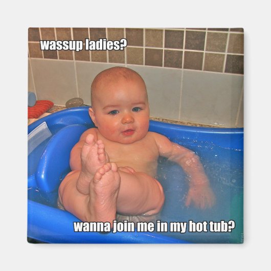 ホットタブベビー マグネット (正面)