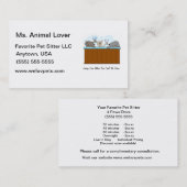 ホットタブルドッグズトーキングシャンパンターコイズ 名刺 (正面/裏面)