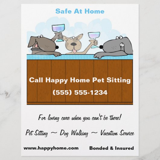 ホットタブ祝ドッグズシャンパン8x11 チラシ (正面)