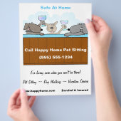 ホットタブ祝ドッグズシャンパン8x11 チラシ (手)