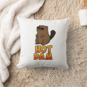 ホットダムビーおもしろいバーカッコいいプン クッション (ブランケット)