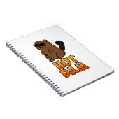 ホットダム ファニー クール ビーバー パン ノートブック (右側)