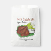 ホットチキンウィングズ祝ズ誕生日パーティー フェイバーバッグ (正面)