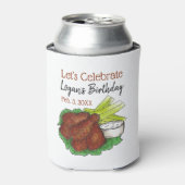 ホットチキンウィングズ祝ズ誕生日パーティー 缶クーラー (缶正面)