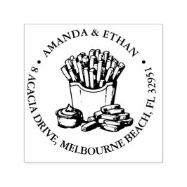 ホットチップパーティースナックテーマ セルフインキングスタンプ