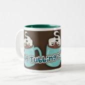 ホットチューブおもしろいマグカップ ツートーンマグカップ (正面左)