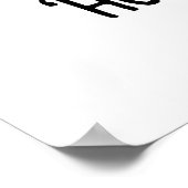 ホットチョコおもしろいコドリンクプン ポスター (角)